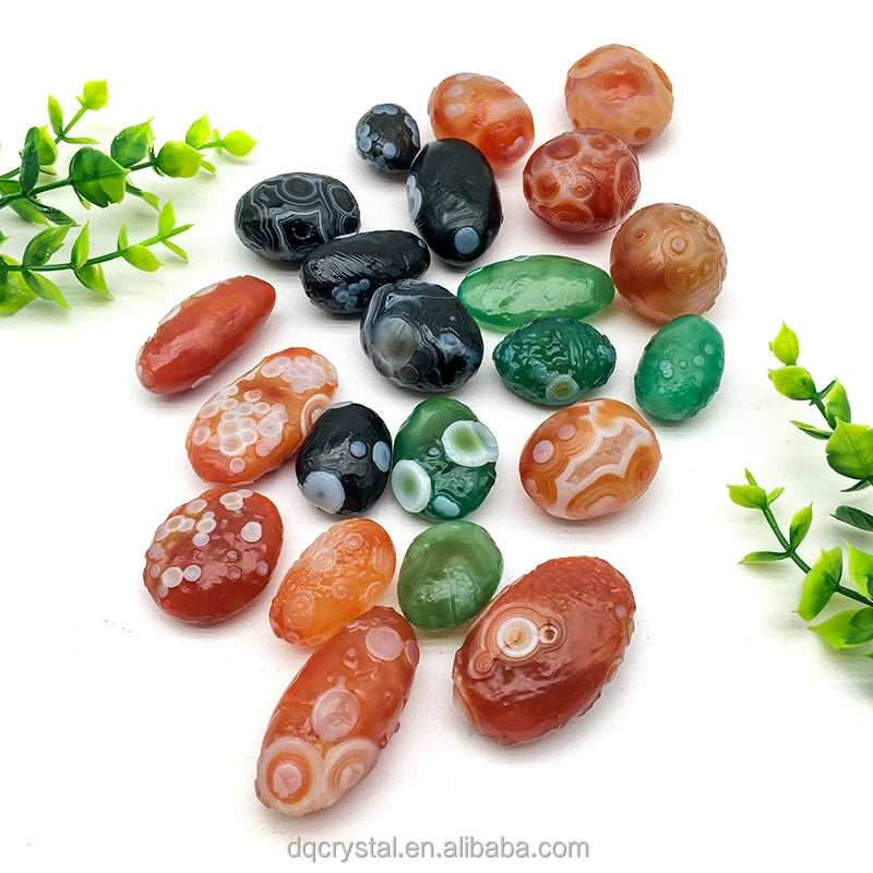 Unique Rare High Quality Natural Crystal Healing Gobi Eye Stones Raw Gobi Agate Eye Gemstone Tibet Eye Stone for Jewelry Marking