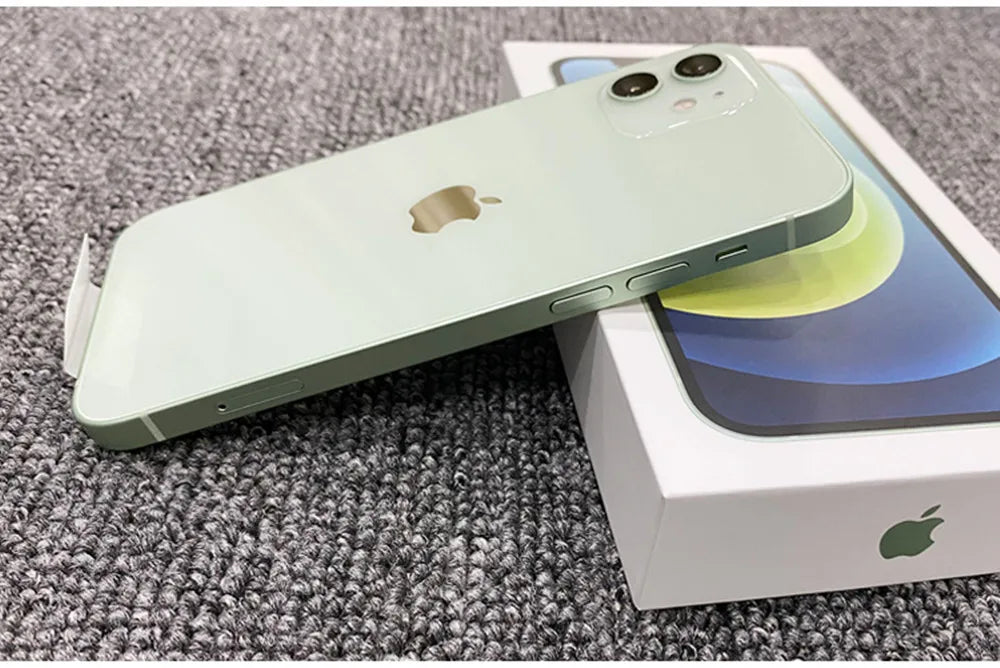 Original Apple iPhone 12 Mini 12Mini 5.4" OLED RAM 4GB ROM 64/128/256GB A14 IOS Face ID NFC 5G 99% New Unlocked Cell Phone