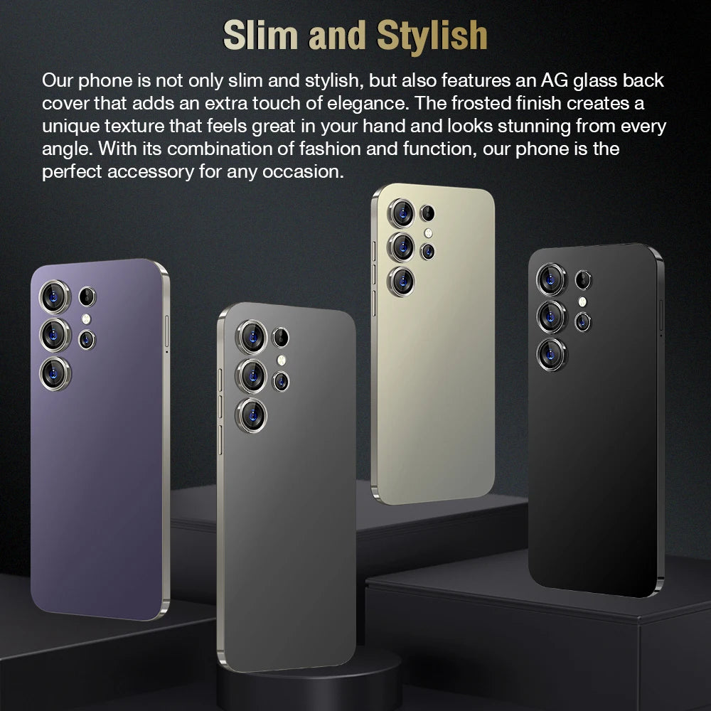 Tidesmit S24 Ultra 5G smartphone with 16GB RAM 1TB storage and 7.3 inch display for immersive mobile gaming