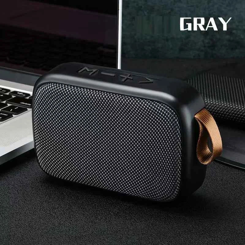 Subwoofer Speaker Professional Audio Sound Equipment Party DJ Waterproof Bass Wireless BT Mini Portable Speaker Gray plastic My Store