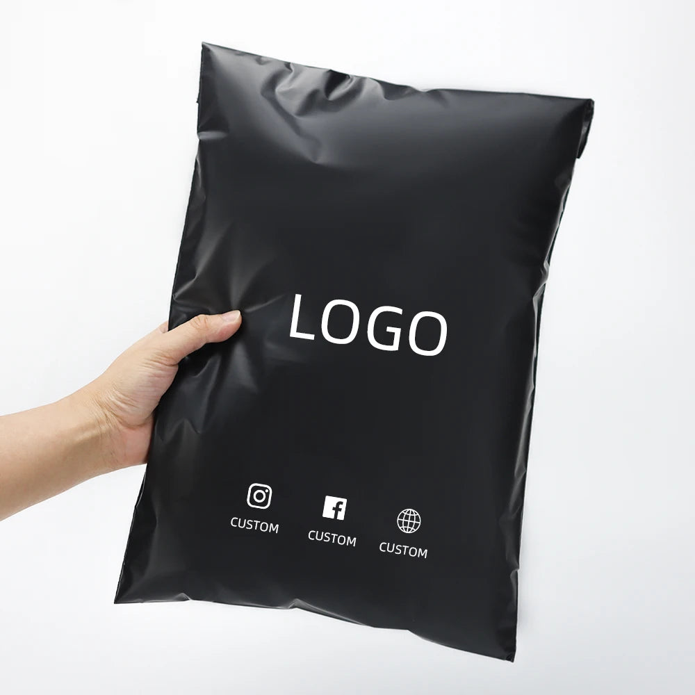 Custom logo Personal Printing Plastic Polyethylene Mailing Bag for Express Shipping Rip-proof Clothing Shoes and Box Packaging