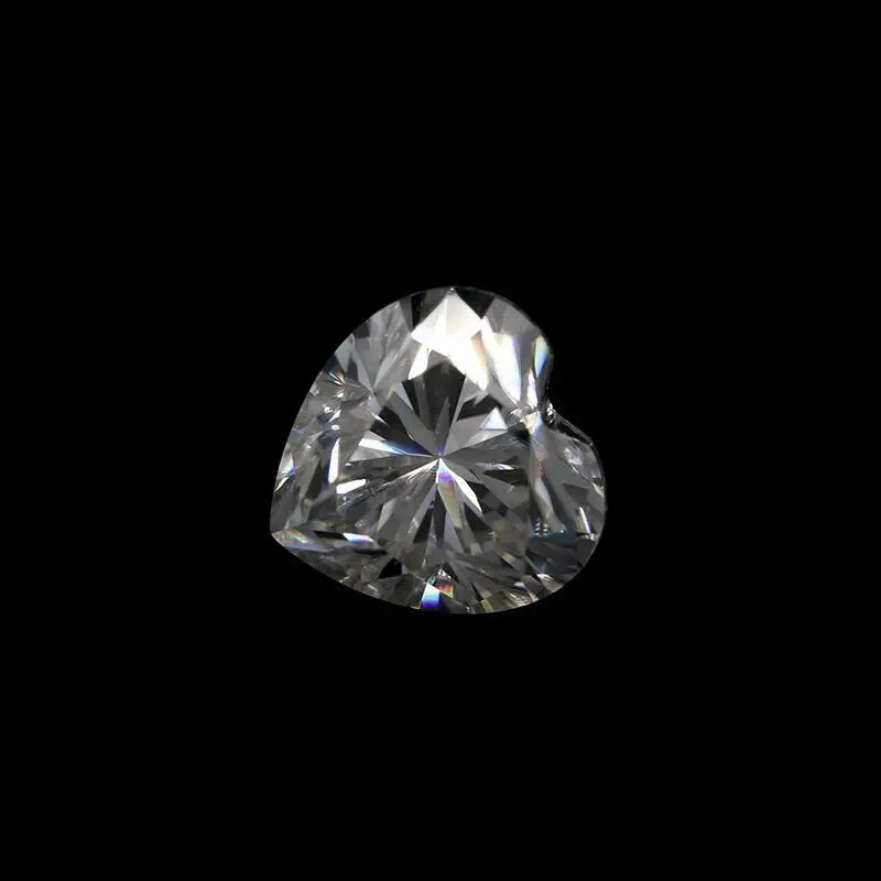 D E F White Lab Grown Diamonds Heart Shaped Loose Diamonds IGI Certified 0.5CT 1CT 2CT 3CT 4CT Diamond