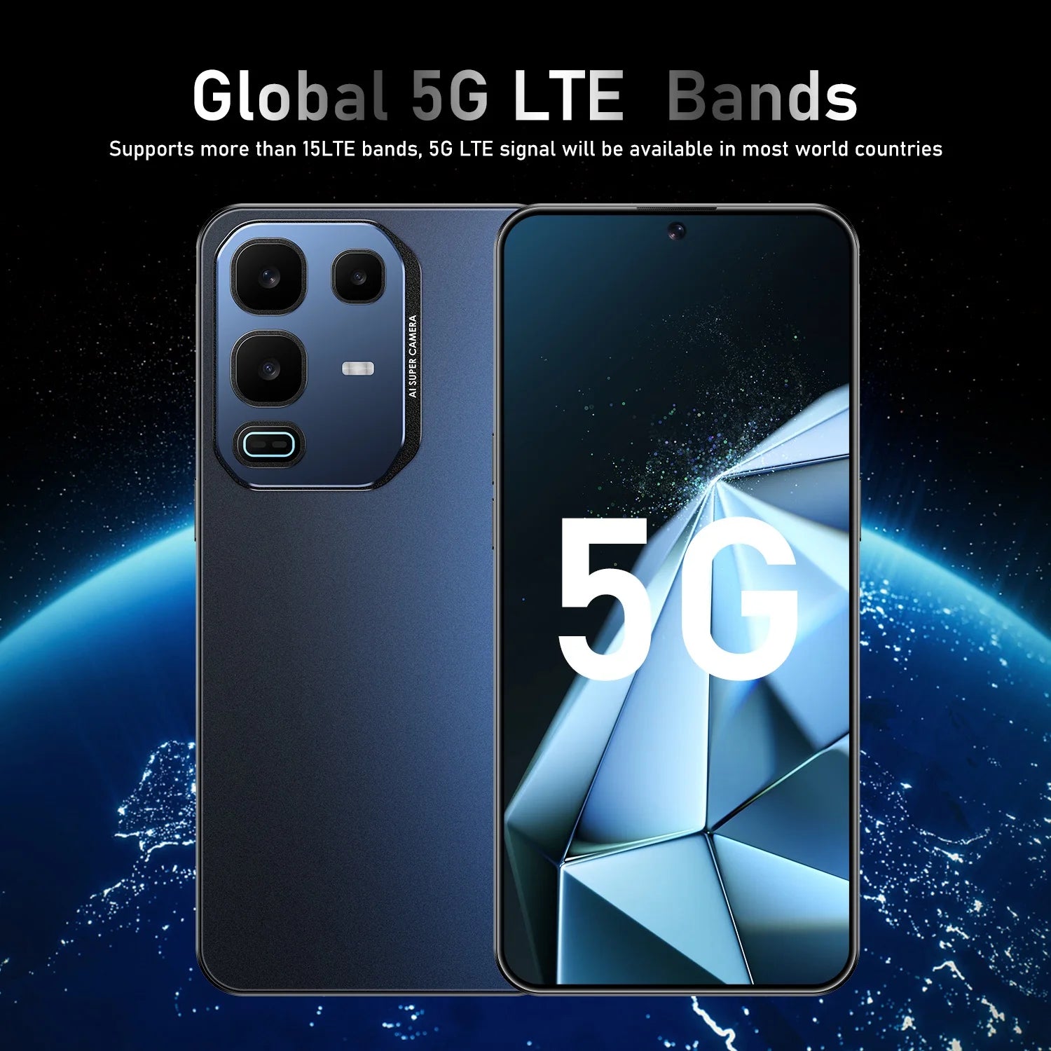 Tidesmit Note 50 Pro 5G smartphone with 108MP camera and 7.3 inch display in sleek finish for pro performance