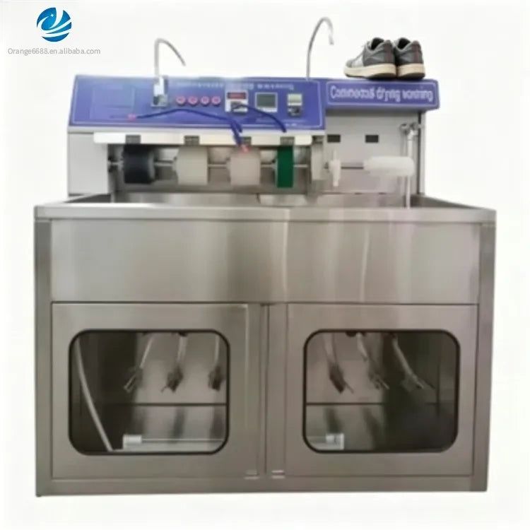 Industrial Shoe Cleaning Machine Sneakers Washing Drying Commercial Unit