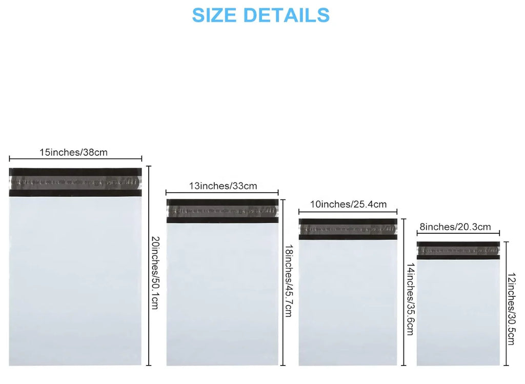 For Envelope Custom Size Self Adhesive Strong Adhesive Tear Proof Black Mailing Envelopes with Custom Logo