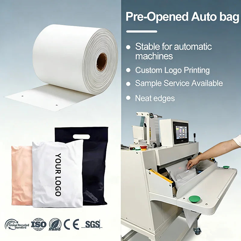 Eco-Friendly Pre-Cut Roll Bags - Manufacturer Direct - Leakproof Seal - Custom Printing