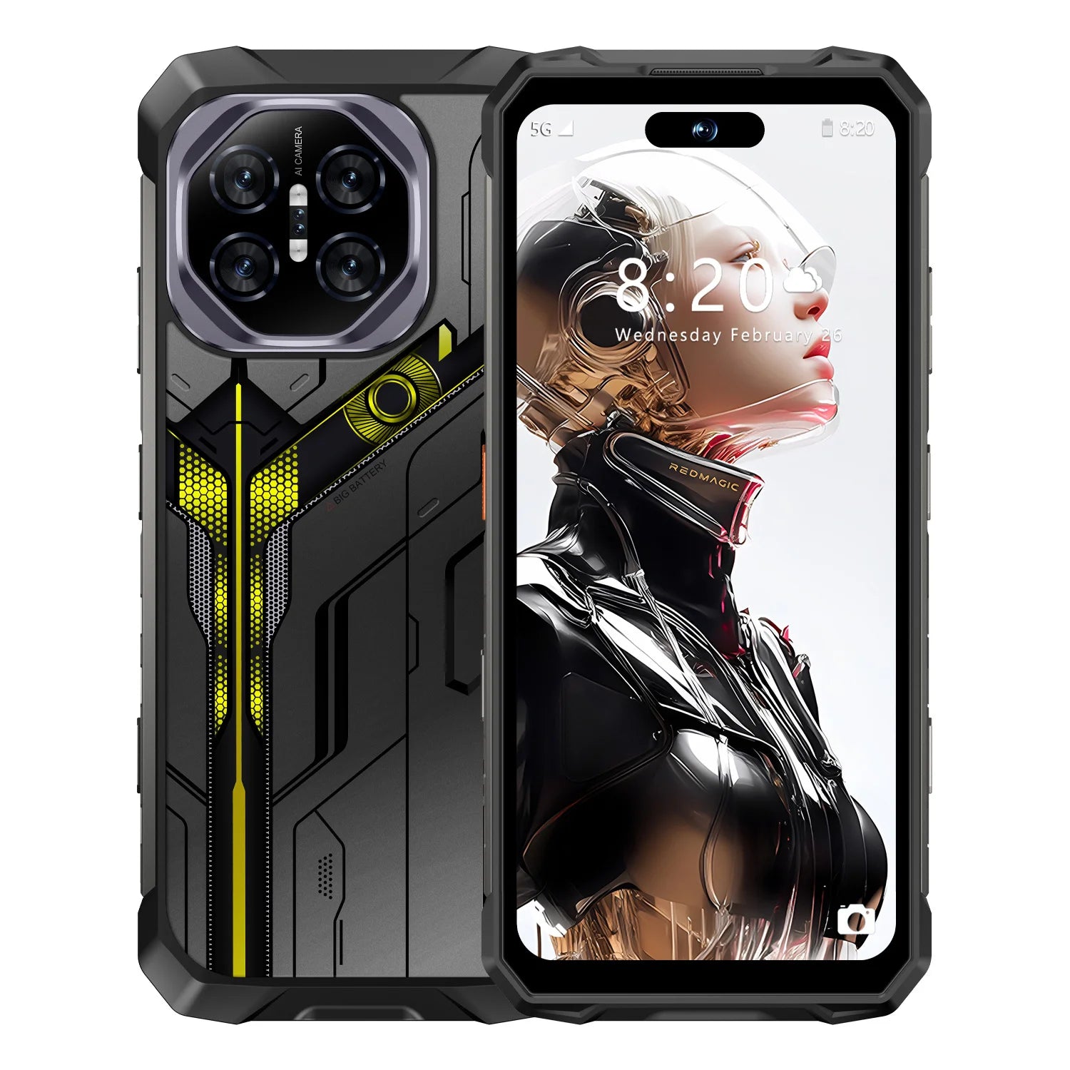 Tidesmit X27 Ultra Android smartphone with 7.2 inch display 16GB RAM 1TB storage and deca core processor