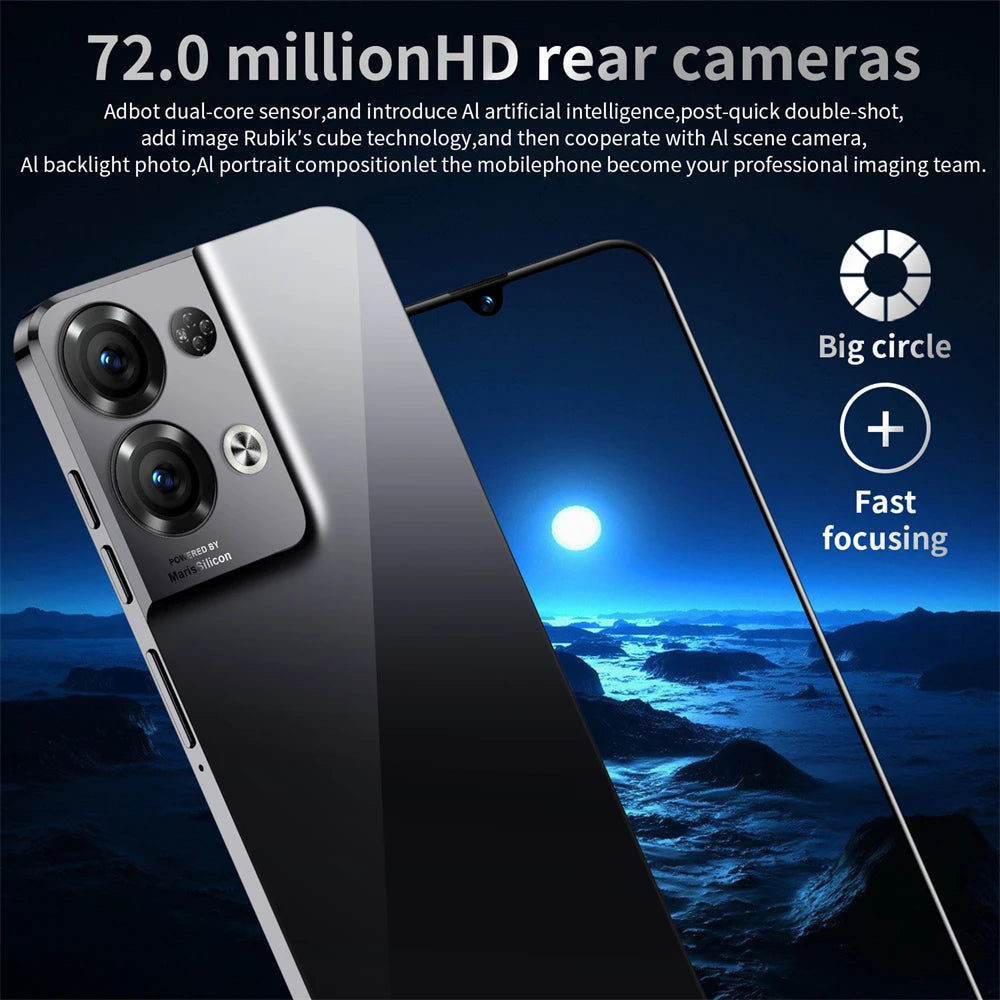 Oneplus 10 Pro 5g Smartphone Supervoo AndroidSmartphone Original 5000mah 6.7 Inch 5000amh Smart Phone TFT Reno 9 Pro 5g - Tidesmit