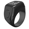 2024 New Multifunctional Products Muslim Smart Rings Counter Function Heart Rate Steps BT Smart Zikr Ring Smart Ring Wireless Black F3 Tidesmit