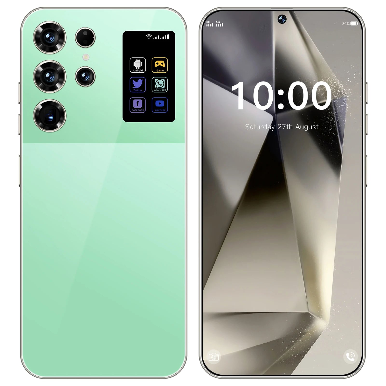 S26 Ultra 5G Smartphone 1TB 16GB RAM Orange - Unlocked Mobile Green 16g Tidesmit