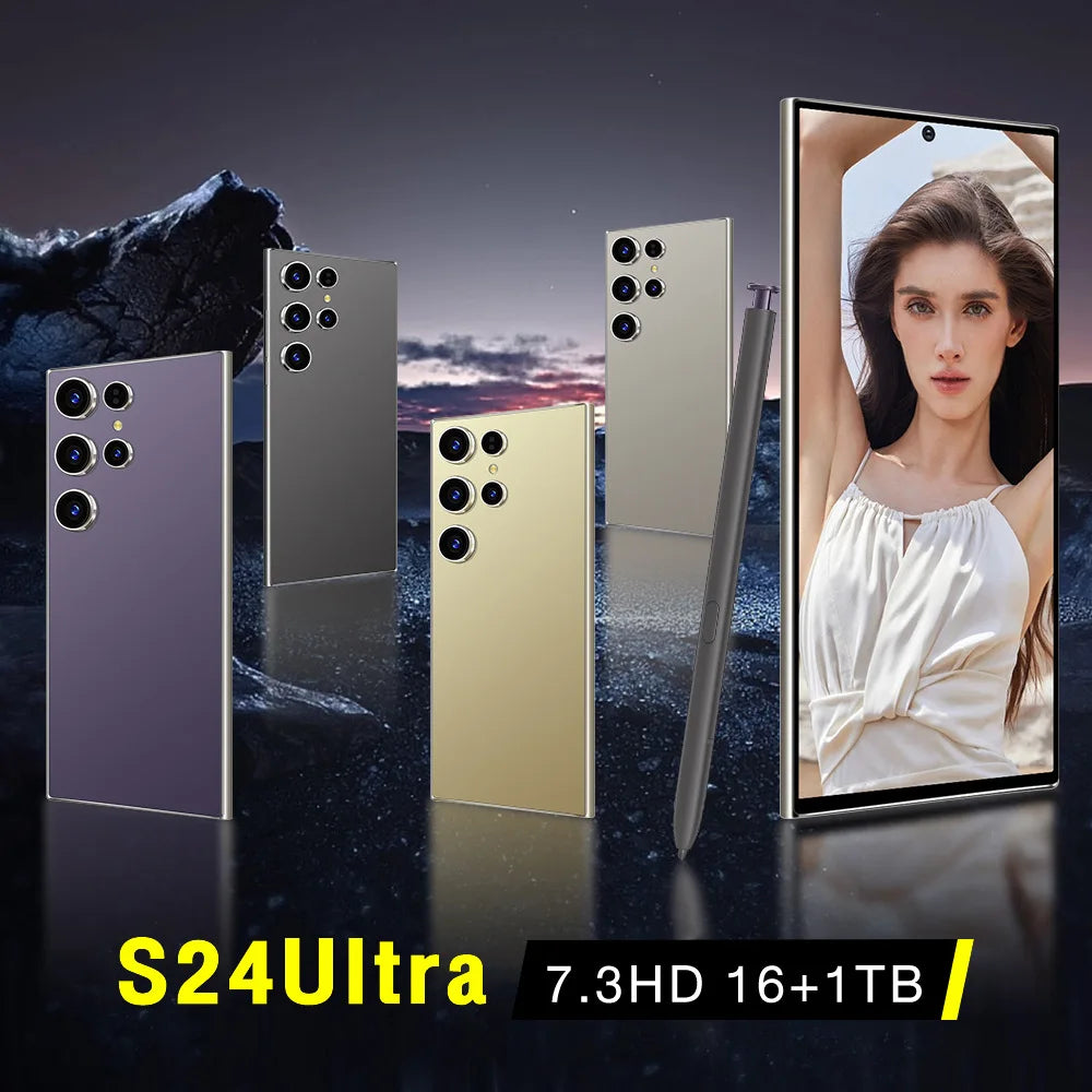 HIGH EQUIPMENT a FLASH SALE 5g Smart Phone with Best Camera Nfc 24 Ultra Android Smart Phone Pliable Android Smart Phones - Tidesmit