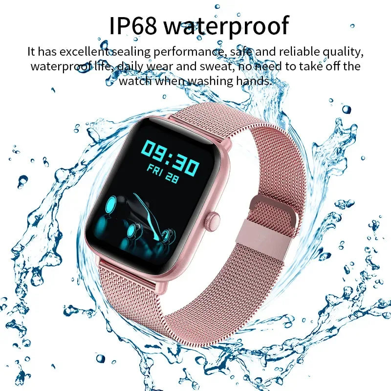 Ce Rohs Relojes Intelligent Sport Smartwatch Waterproof Android Fitness Tracker Fashion Full Touch Screen Best Smart Watch 2022 - Tidesmit