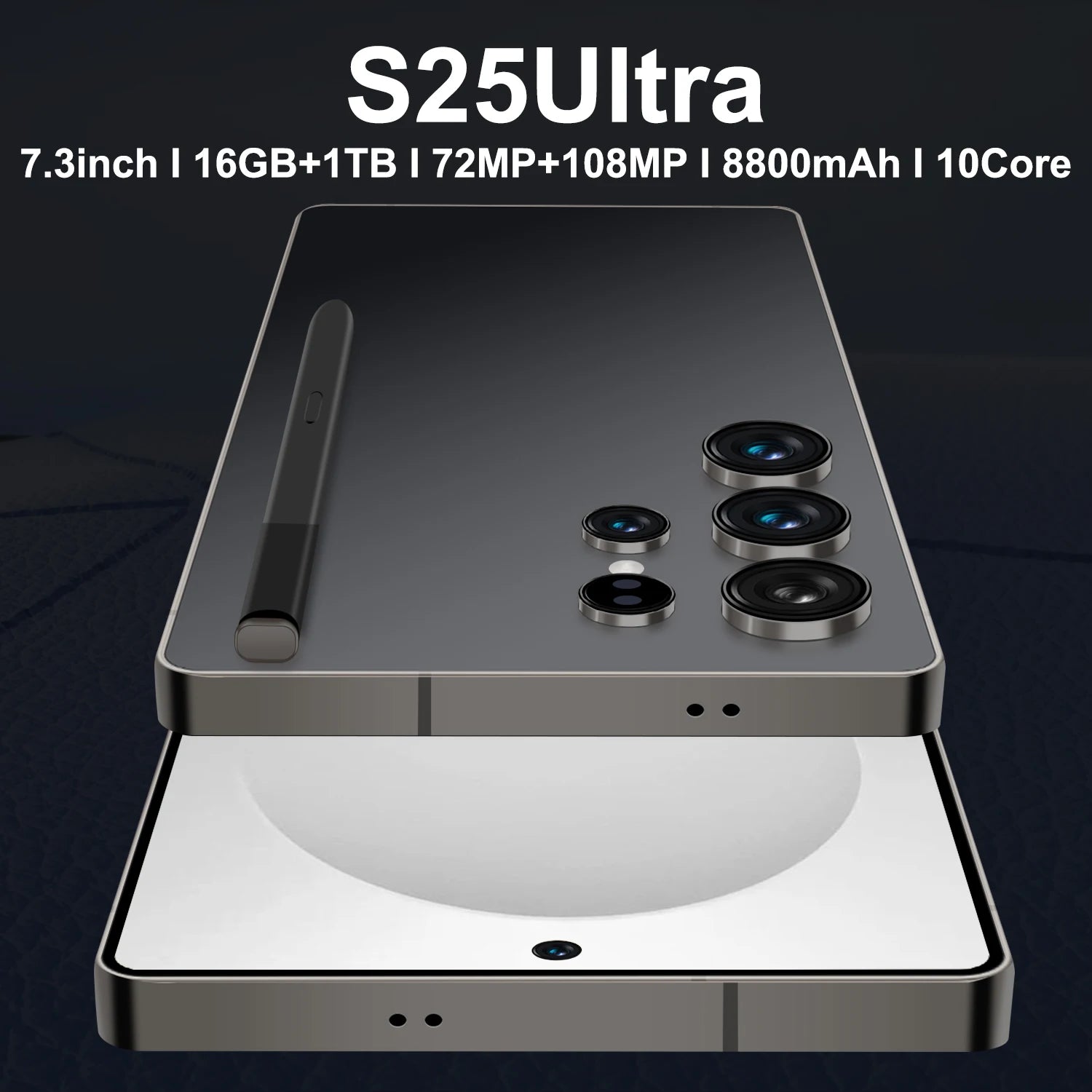 5G Smartphone S25 Ultra 7" AMOLED 16GB RAM 1TB Storage Unlocked Tidesmit