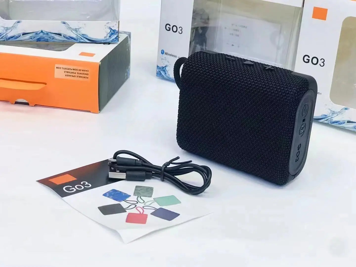 Bluetooth Speaker -Hot Sale Portable G3 Wireless Mini Speakers Waterproof Outdoor Bass Sound for Bluetooth Sports Party Box LED Airplay DC Plastic
