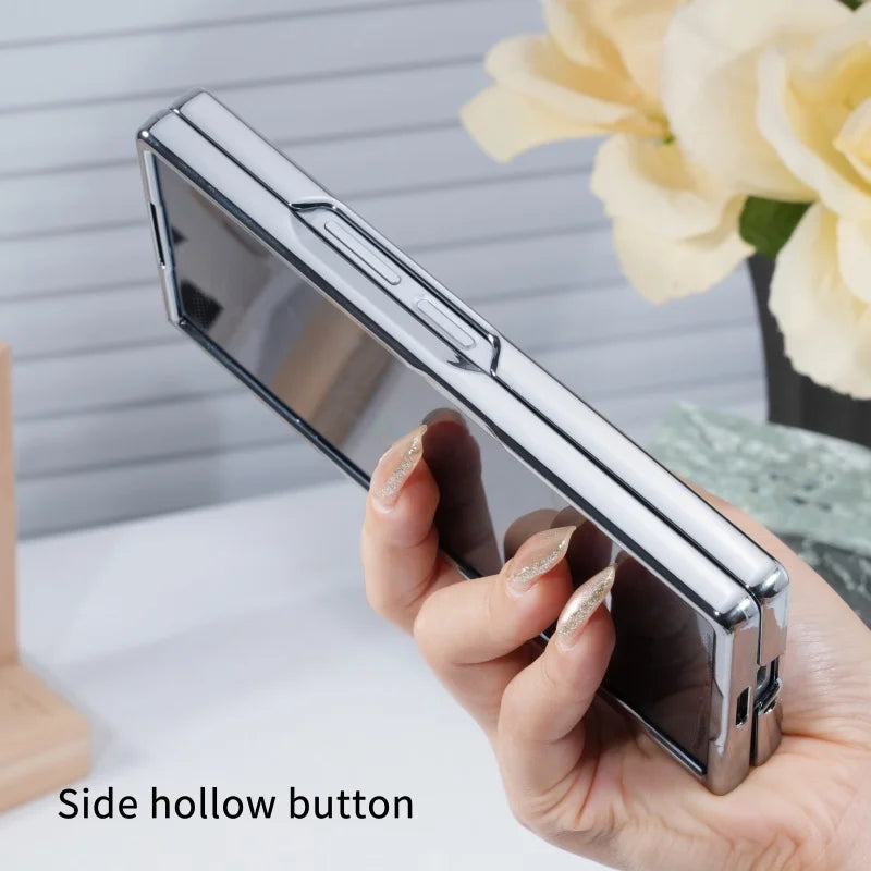 Dispensing Sunflower Glass Screen Protector Phone Case for Samsung Galaxy Z Fold 7/6/5/4 Tidesmit