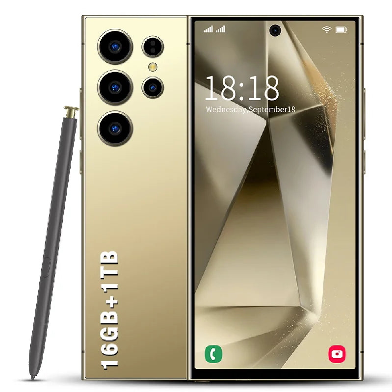 HIGH EQUIPMENT a FLASH SALE 5g Smart Phone with Best Camera Nfc 24 Ultra Android Smart Phone Pliable Android Smart Phones - Tidesmit