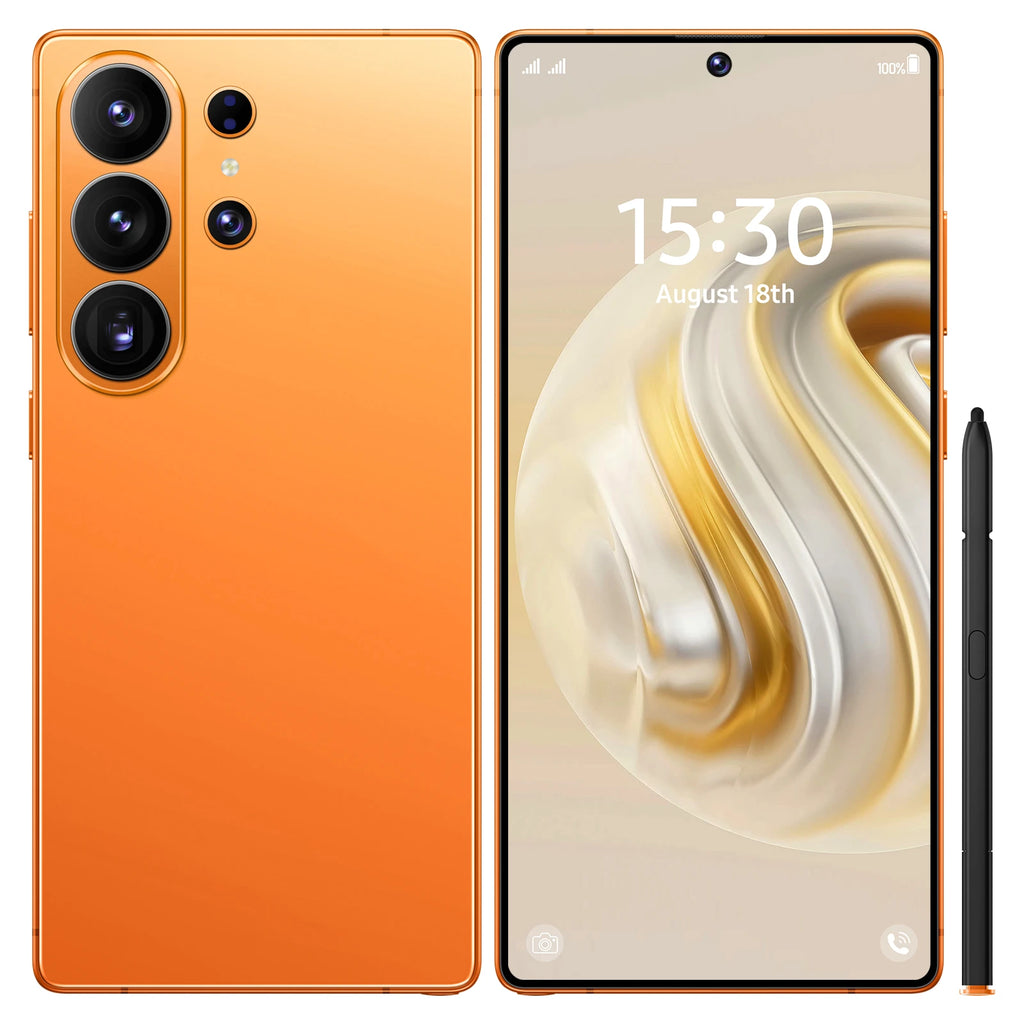 Tidesmit S26 Ultra 5G smartphone with 16GB RAM 512GB storage 108MP camera and built-in pen in sleek global design
