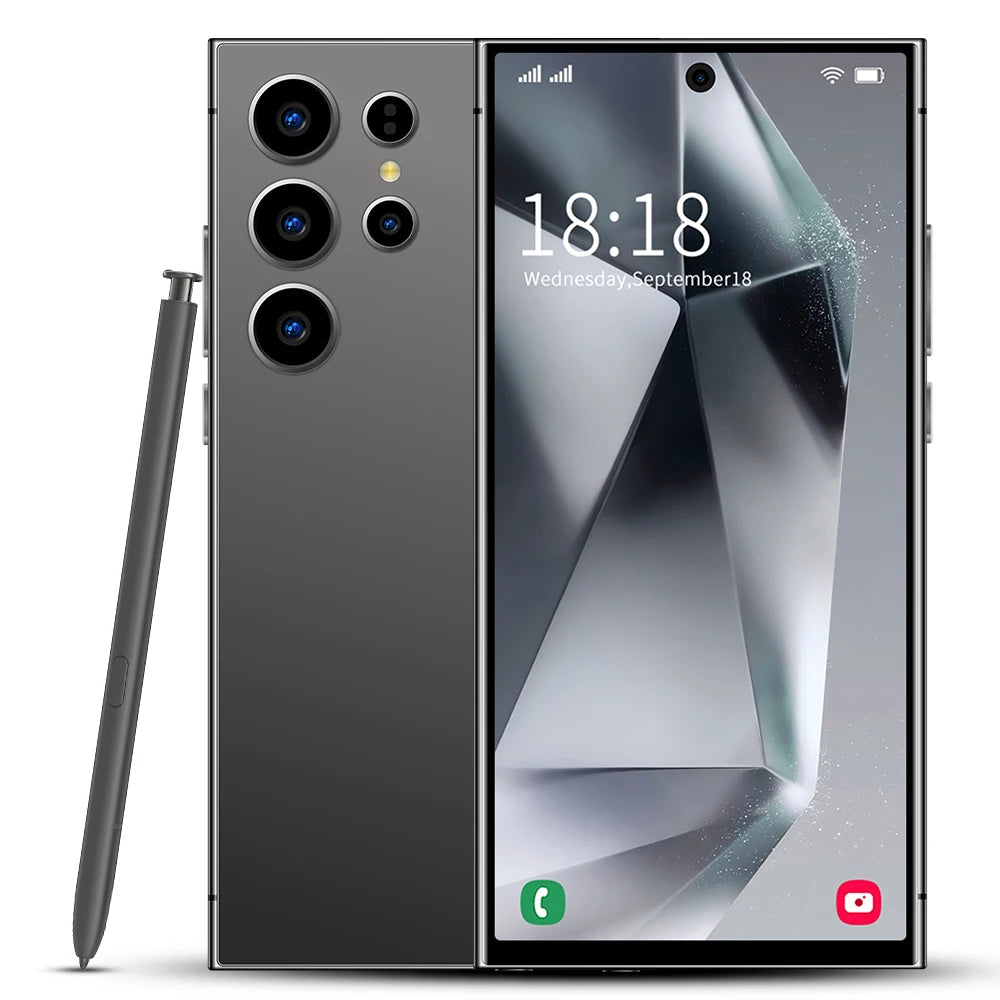 5G Smartphone 16GB RAM 1TB Storage - AMOLED Display & Dual SIM Black 16g 1TB Tidesmit