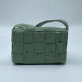 Luxury Pre-Owned Designer Wholesale, Light Green Woven Shoulder Bag, Fashion Statement Piece