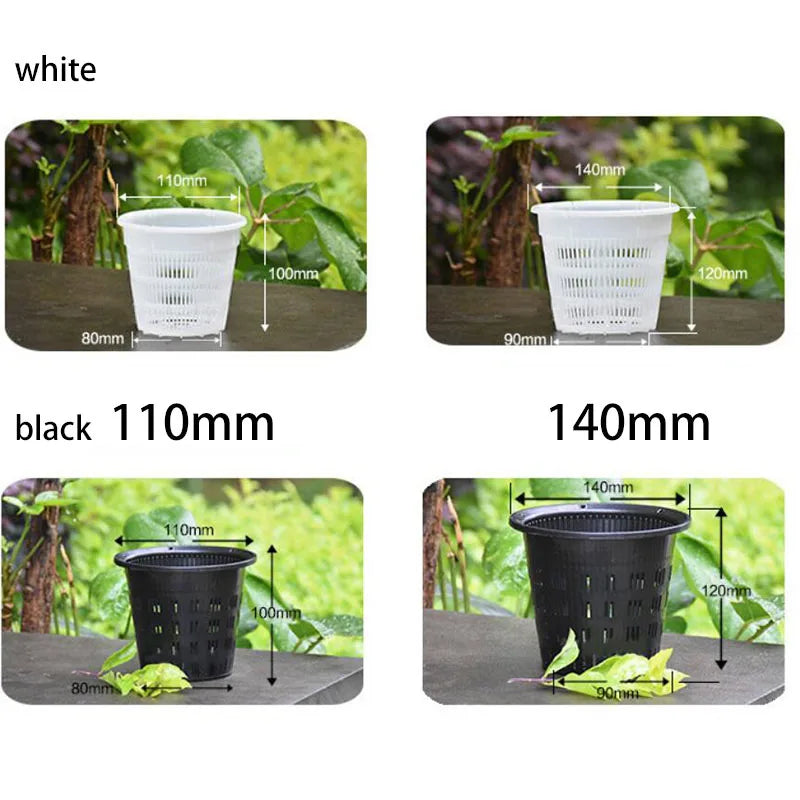 Mesh grow Pot Net Cup plastic Basket Orchid Plant Flowers Planting Nursery Pots Breathable Hydroponic Greenhouse Garden Tools