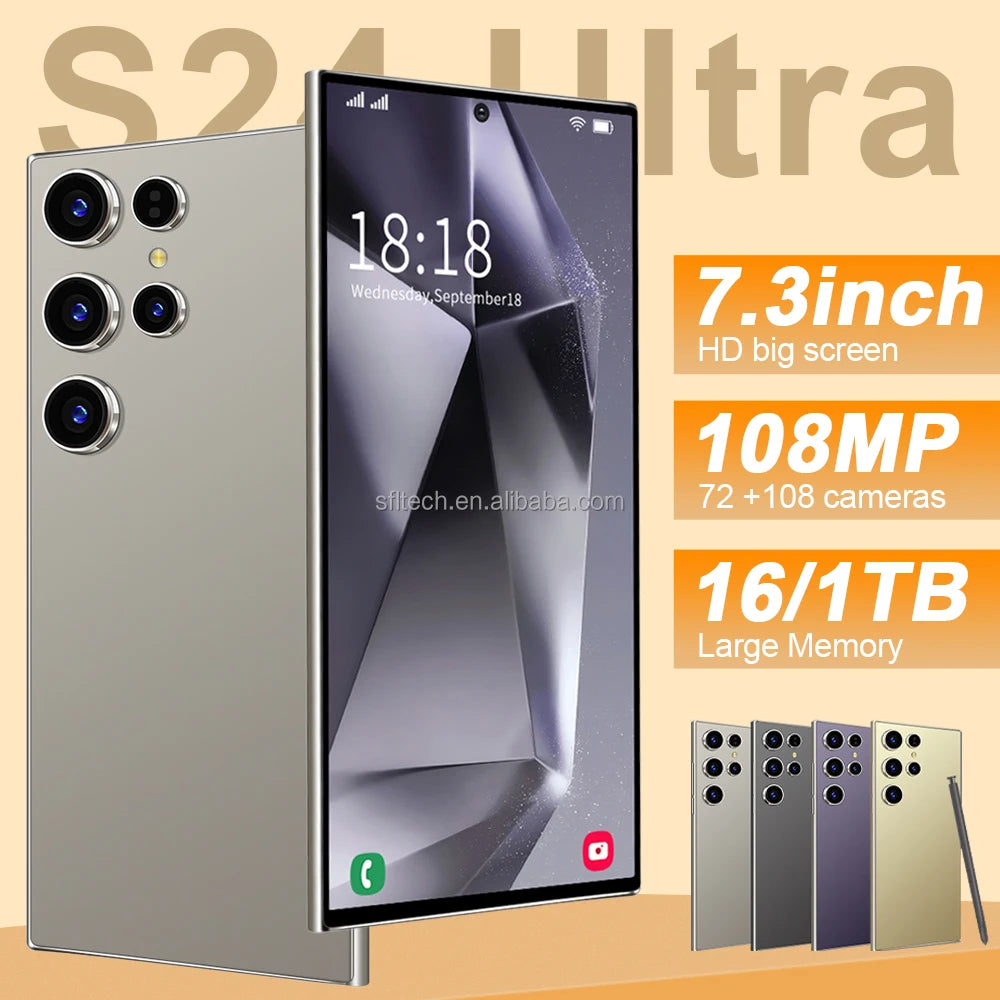 S24 Ultra 5G Smart Phone High Quality 16GB RAM Gaming Phone with Quick Charge - Tidesmit
