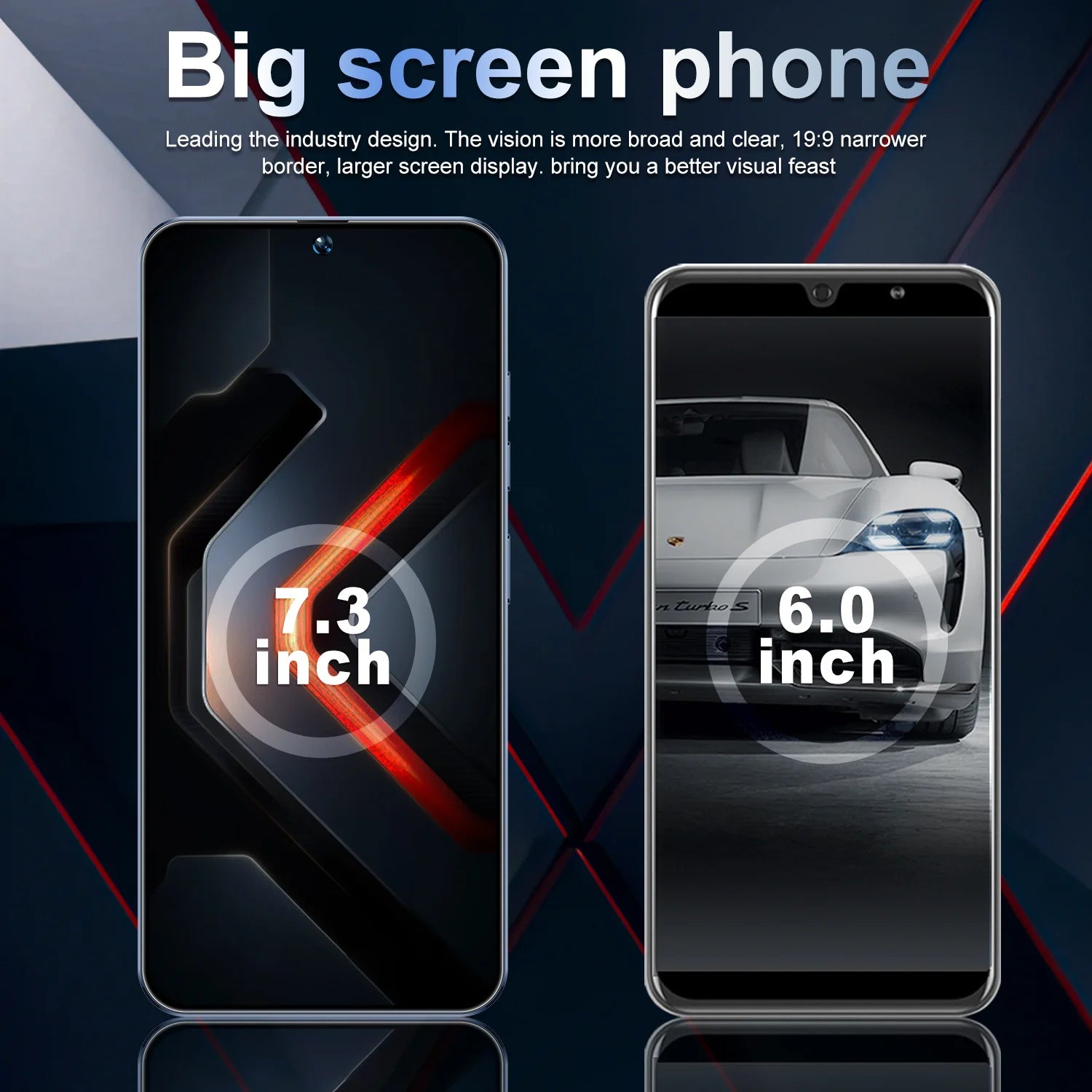 Android 14 5G Smartphone 7.3-inch 16GB RAM 1TB Storage Unlocked Mobile Tidesmit