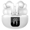 Q10 ANC Wireless Earbuds, HiFi Sound Quality with Transparency Mode, Long Battery Life LED Indicator TWS Earphones White Q10 ANC Tidesmit
