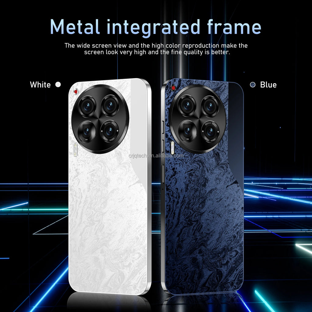 TECHNO NEW Original Camon 30 Pro Folding Mobile Phone James Business Dual-screen 108MP 5G Smartphone  865 Red Cowhide 12+512g - Tidesmit