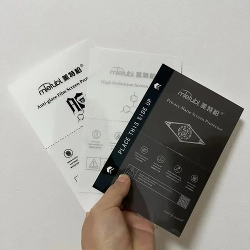 50PCS/Pack Mietubl Flexible Hydrogel Film HD Privacy Matte Blue Phone Screen Protector for Cut Machine Without Cut QR Code Devia - Tidesmit