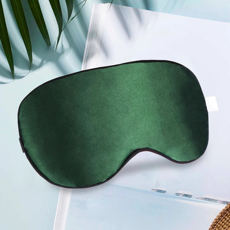 100% Natural Mulberry Silk Sleep Mask Soft and Comfortable Eye Patches Soft Blindfold Smooth Eye Mask Eyeshade Eye Cover Patch
