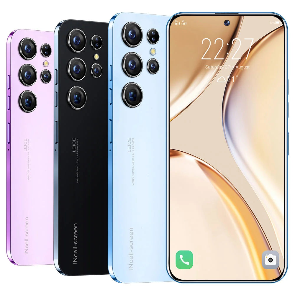 S24 Ultra Unlocked 5G Android Smartphone, 12GB RAM, 512GB - Gold Tidesmit