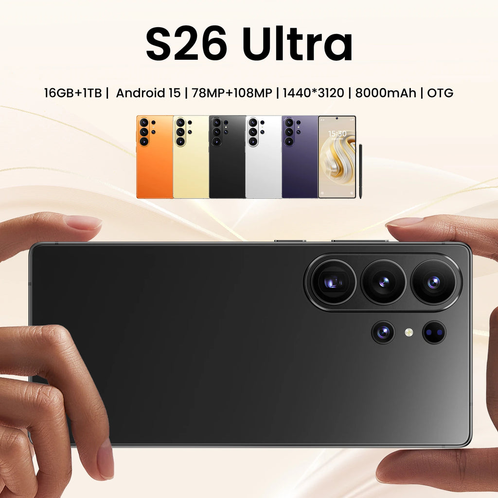 S26 Ultra smartphone with 22GB RAM 2TB storage 108MP camera and Android 15, gallery image 10