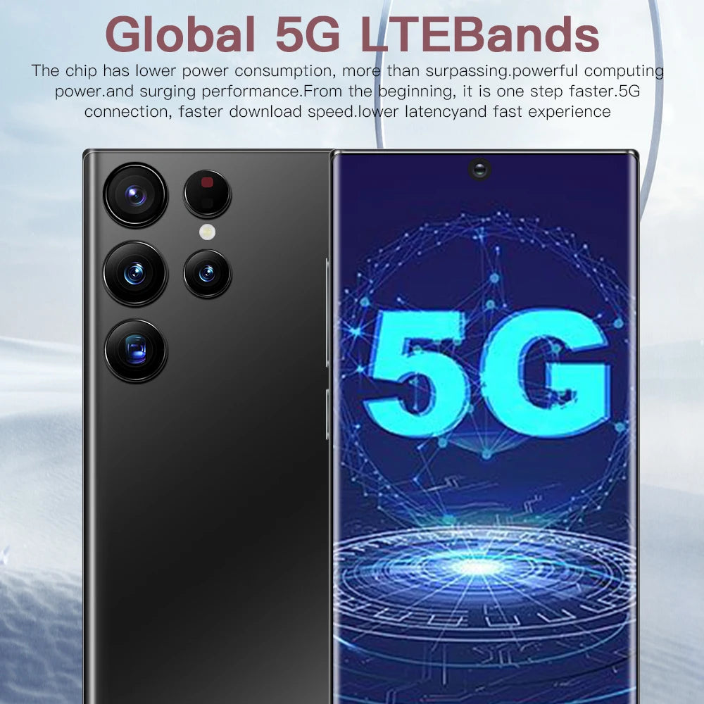 2023 Note 20 Ultra New 7.3inch Smartphone 4g 5g Unlocked Android Mobile Original Cellphone Cell Smart Phone - Tidesmit