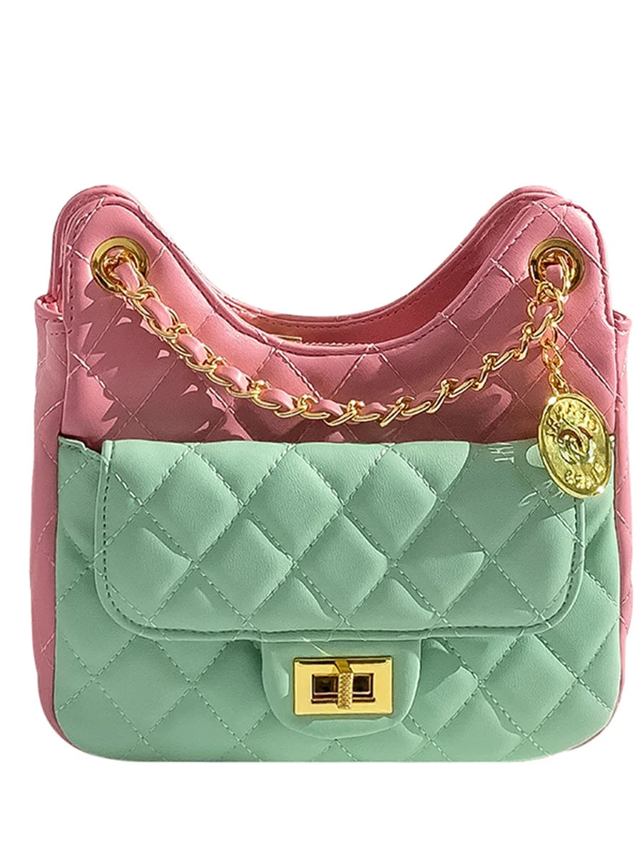 Pink Green Designer Chain Bags Crossbody Purses and Handbags Ladies Shoulder Luxury Women Hand Bags