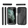 Shockproof Waterproof 360 Full Body Screen Protector protection Mobile Phone case for iphone 15 Plus 14 13 12 11 Pro Max Cover Black& Clear Case & Screen Protector Tidesmit