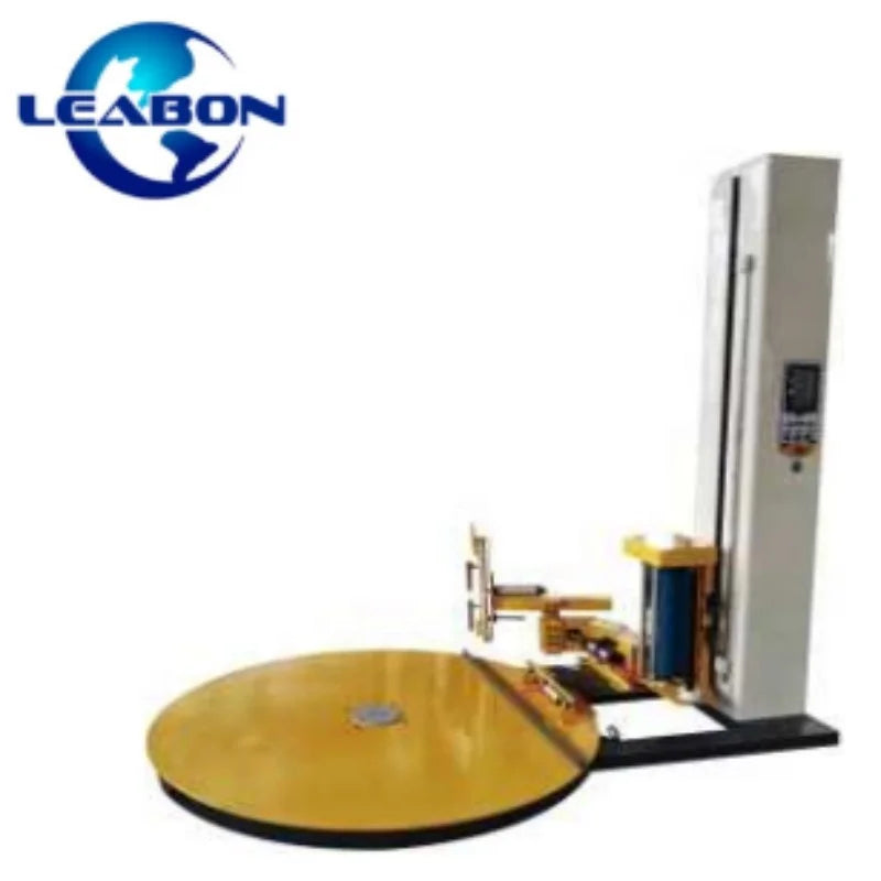 High Quality Constant Force Pallet Packaging  Automatic Turntable Wrapping Equipment Self-cutting Film Tray Winding Machine
