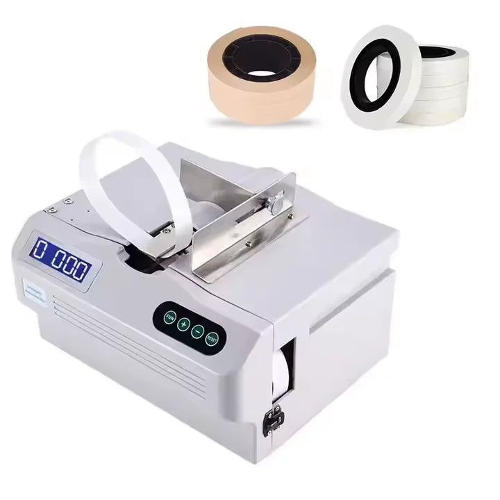 Small 20mm Paper Strapping Banding Machine Banknote/Tags/Cards Bundling Machine Heat Sealing Banding Machine