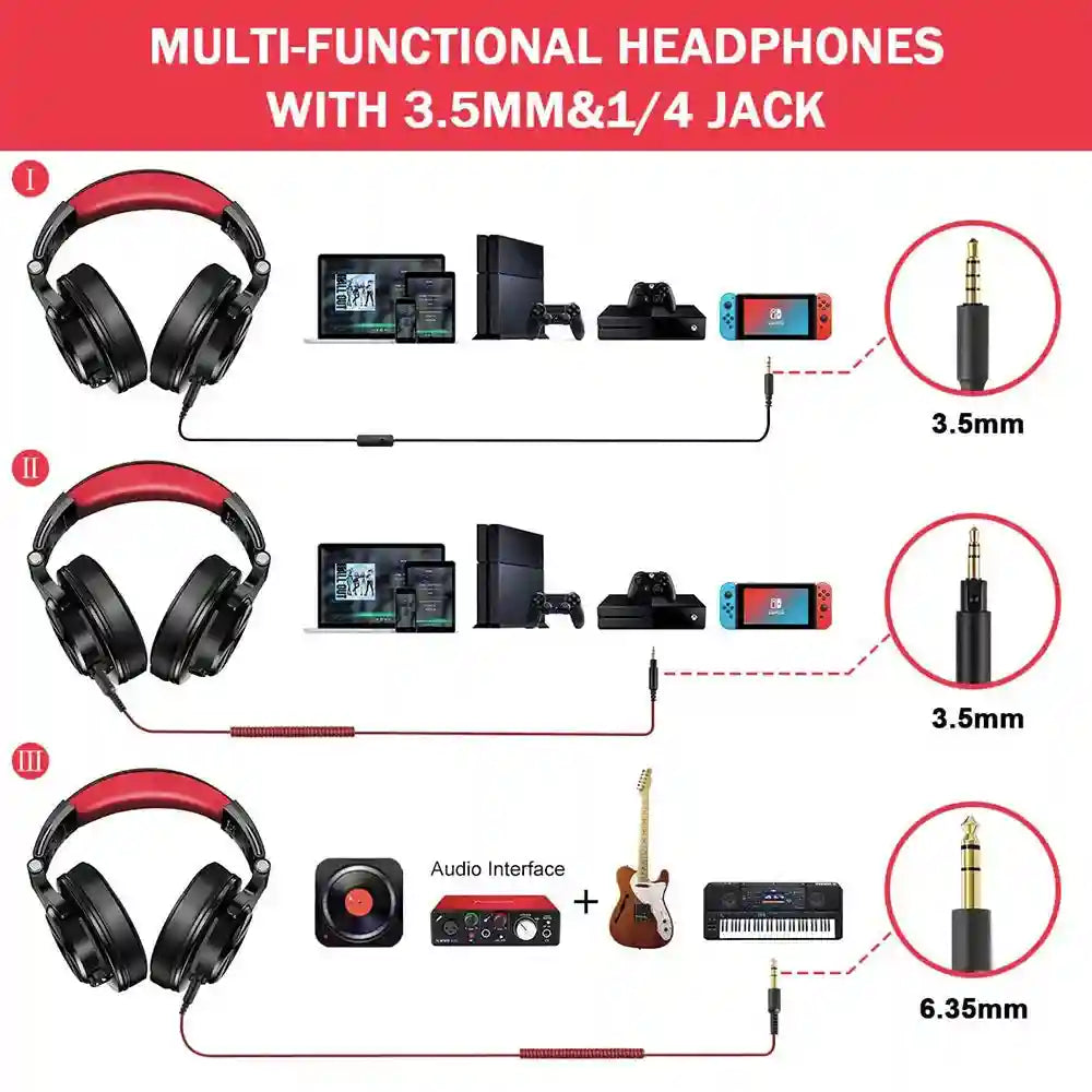 Wired Over-Ear Gaming Headset with High-Definition Microphone Tidesmit