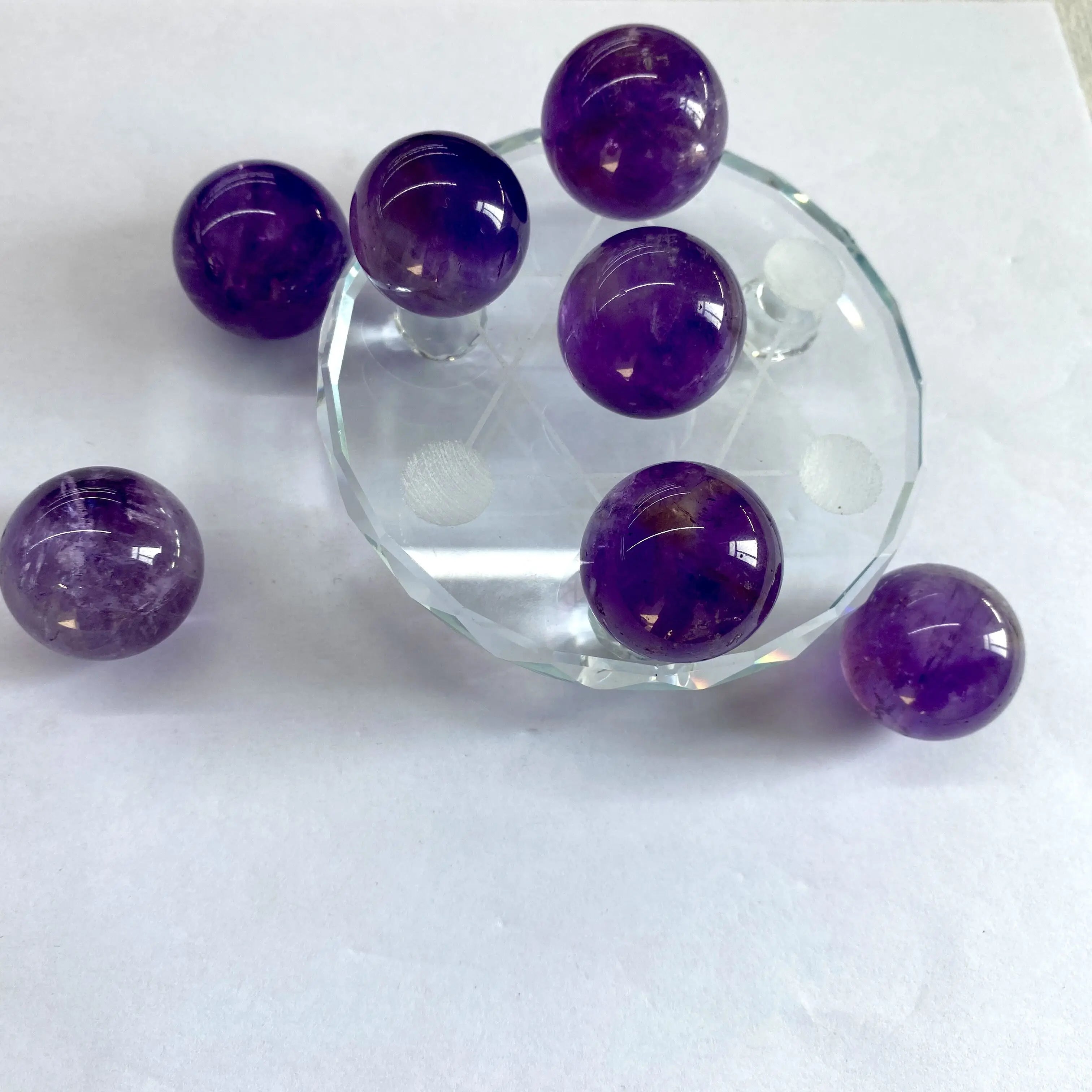 Wholesale Natural Crystal Sphere Ball Healing Crystal Amethyst Spheres  for Decor Home