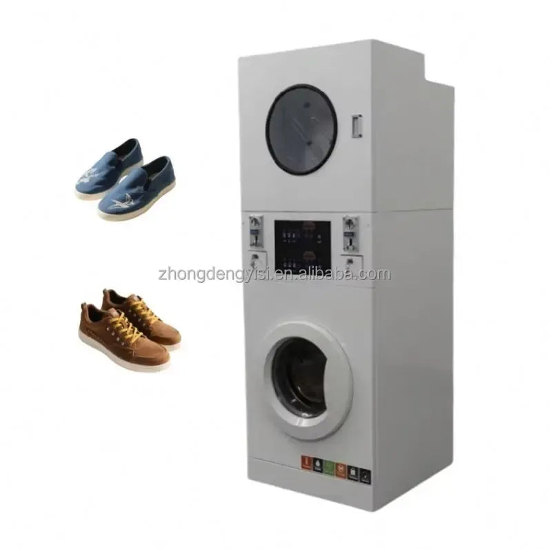 Commercial Shoe Washer Dryer Station with Coin-Operated Operation