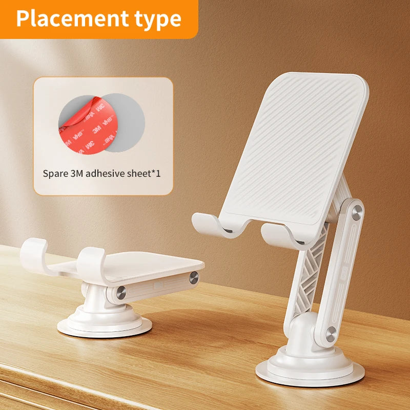 Feixiang X90 Ultra-Thin 7cm Foldable Magnetic Phone Mount - 360° Adjustable for Bathroom Vanity, ABS+Steel with 3M Adhesive Standard Edition Tidesmit