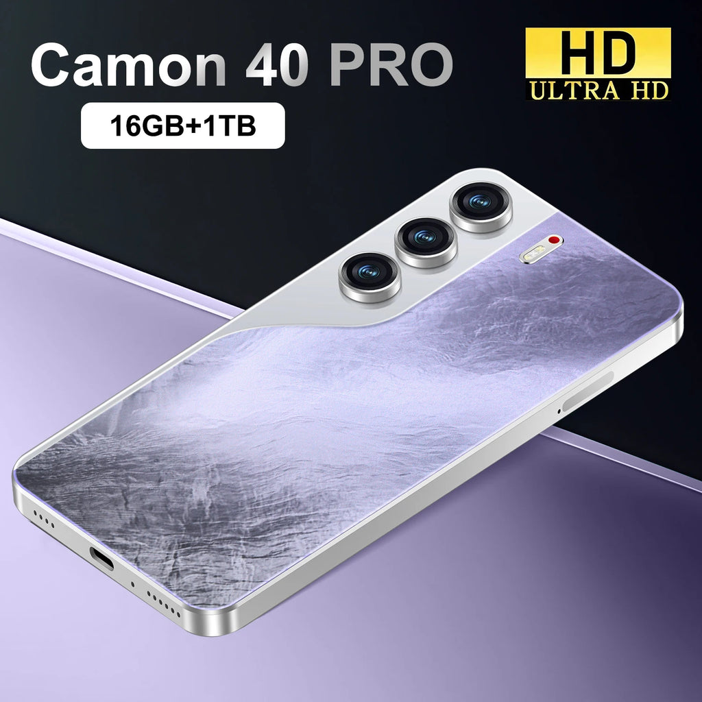 TECHNO CAMON 40 Pro 108MP smartphone with curved 120Hz AMOLED display and IP68 waterproof rating