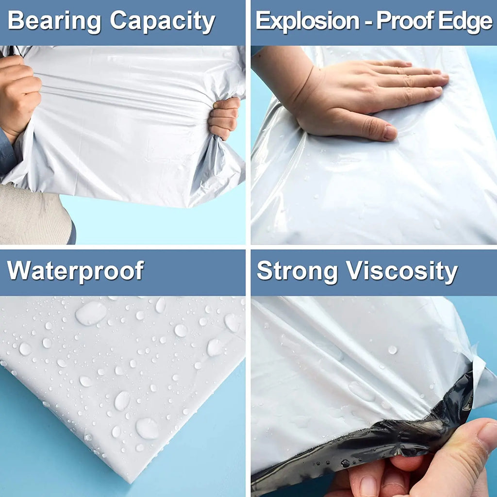 GDCX Polymailer With Handle Poly Mailers With Design Logo Plastic Mailers for Clothing Small Polybags Poly Mailer Bag