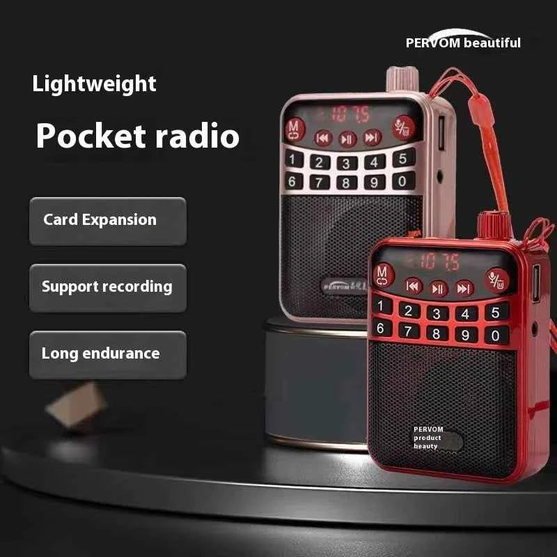 M-39 Portable for Bluetooth Card Speaker with Flashlight Function Wholesale Radio for Seniors Singing Opera Storytelling My Store