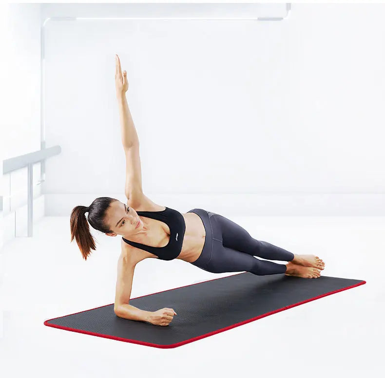 10mm Yoga Mat Extra Thick 1830*610mm NRB Non-slip Pillow Mat For Men Women Fitness Tasteless Gym Exercise Pads Pilates Yoga Mat