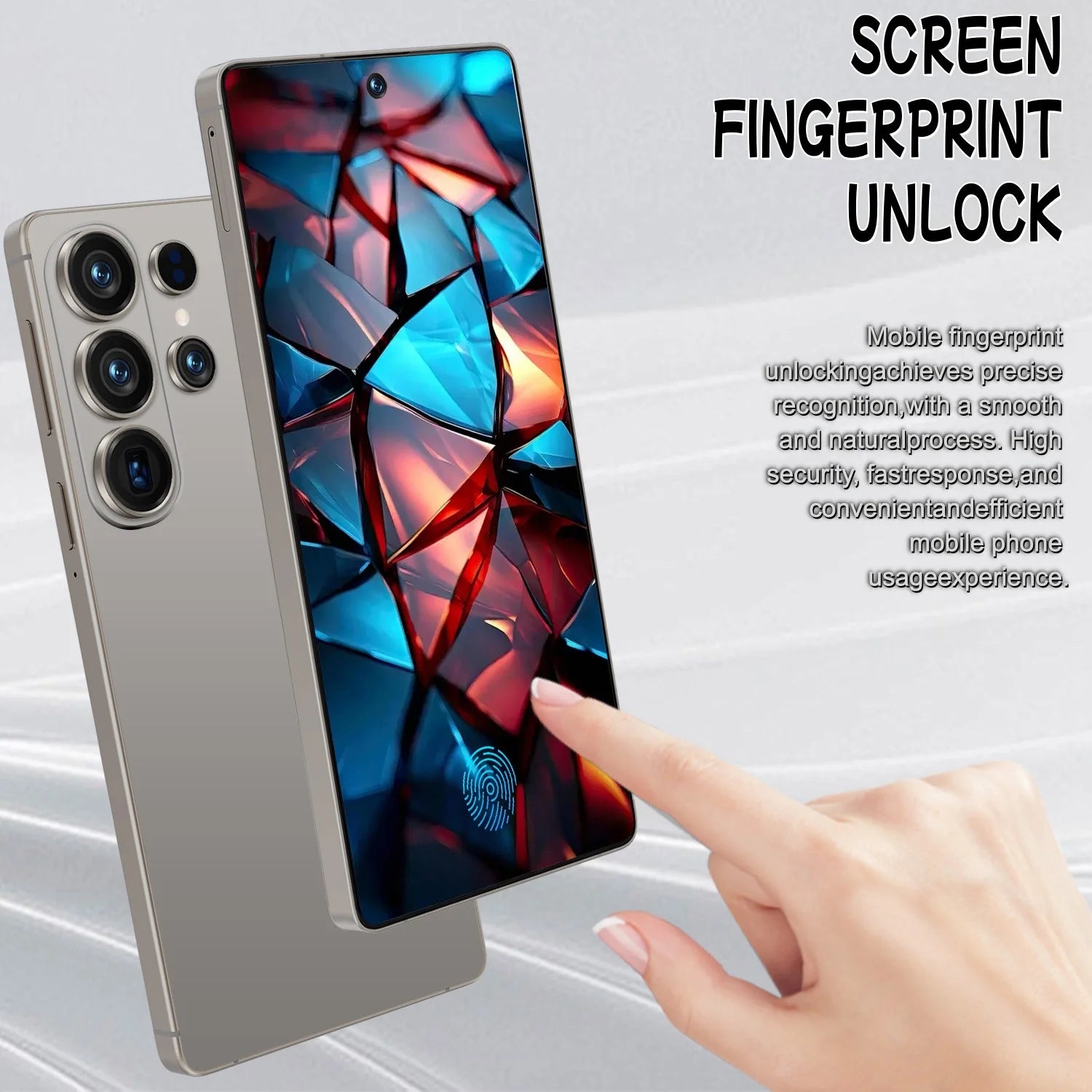 Tidesmit 5G Smartphone - 1TB Storage, 16GB RAM, Unlocked Dual SIM Tidesmit