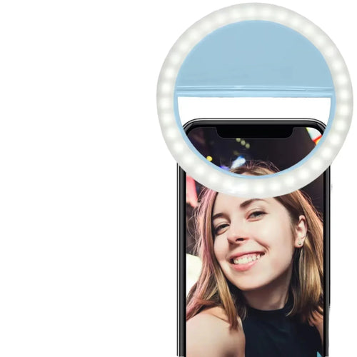 2025 Hot Sell Drop Shipping Portable Rechargeable USB Camera Clip Photography Video Mobile Phone LED Ring Selfie Light - Tidesmit