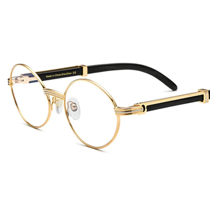 Luxury Optical Eyeglasses Frames High-End Buffalo Horn Metal Elegant and Durable