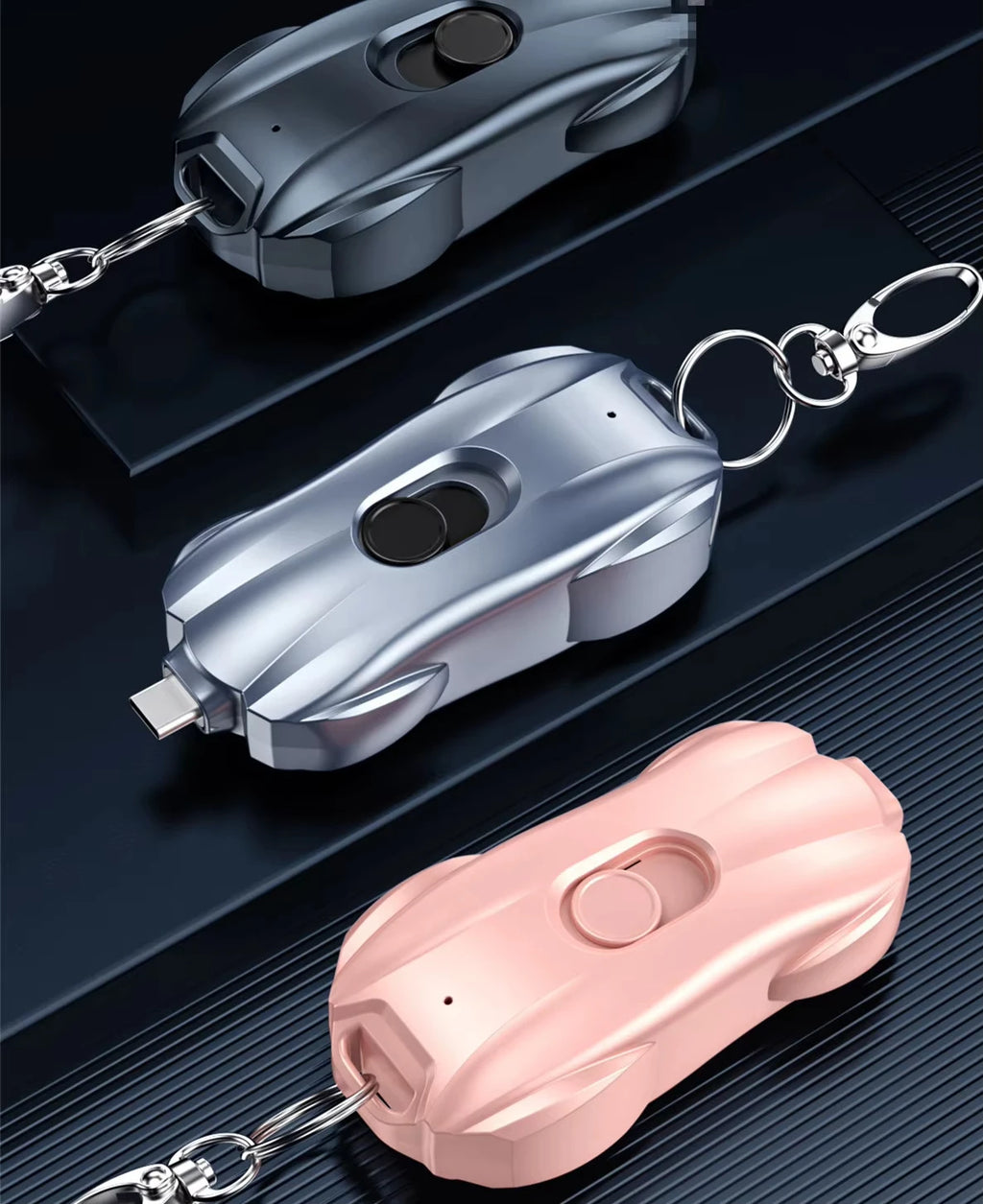 Portable Mini Battery Supply Keychain Portable Charger Mini Portable Power Bank Key Chain for Outdoor Emergency Tidesmit