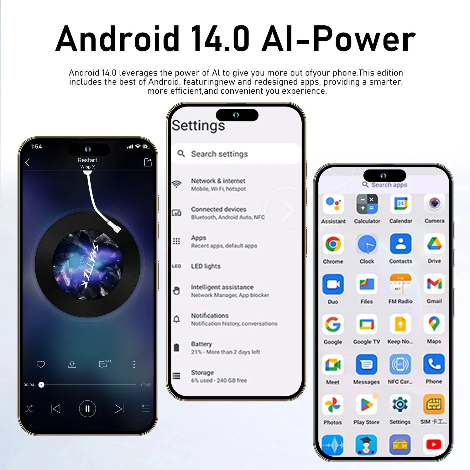Unlocked Phone 15 Pro Max 8GB+512GB Dual Sim Card 4G 5G Smartphone 6.8 Inch OLED Screen I 15 Phone 15 Pro Max Smart Phone logo - Tidesmit